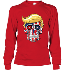 Trump sugar skull Long Sleeve T-Shirt Long Sleeve T-Shirt - belovedtshirt