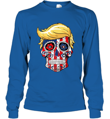Trump sugar skull Long Sleeve T-Shirt Long Sleeve T-Shirt - belovedtshirt