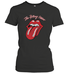Mens The Rolling Stones Script Tongue Logo Women's T-Shirt