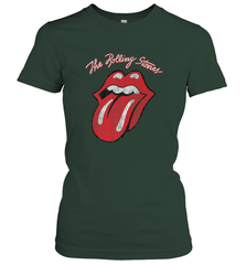 Mens The Rolling Stones Script Tongue Logo Women's T-Shirt Women's T-Shirt - belovedtshirt