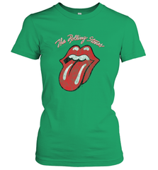 Mens The Rolling Stones Script Tongue Logo Women's T-Shirt Women's T-Shirt - belovedtshirt