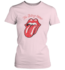 Mens The Rolling Stones Script Tongue Logo Women's T-Shirt Women's T-Shirt - belovedtshirt