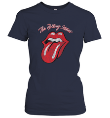 Mens The Rolling Stones Script Tongue Logo Women's T-Shirt Women's T-Shirt - belovedtshirt