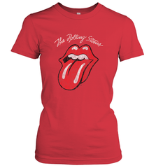 Mens The Rolling Stones Script Tongue Logo Women's T-Shirt Women's T-Shirt - belovedtshirt