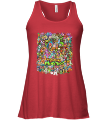 Monster Medley Women's Racerback Tank Women's Racerback Tank - belovedtshirt