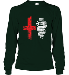 Alfa Car Drivers Stylish Grunge Logo Long Sleeve T-Shirt Long Sleeve T-Shirt - belovedtshirt
