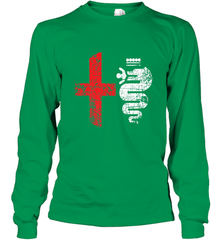 Alfa Car Drivers Stylish Grunge Logo Long Sleeve T-Shirt Long Sleeve T-Shirt - belovedtshirt