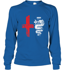 Alfa Car Drivers Stylish Grunge Logo Long Sleeve T-Shirt Long Sleeve T-Shirt - belovedtshirt