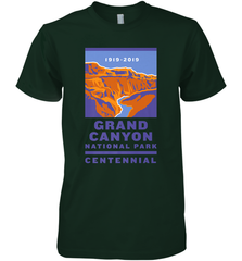 Grand Canyon National Park Centennial Logo Men's Premium T-Shirt Men's Premium T-Shirt - belovedtshirt