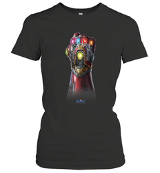 Marvel Avengers Endgame Infinity Stone Gauntlet Color Logo Women's T-Shirt