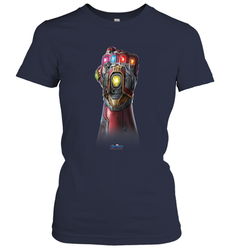 Marvel Avengers Endgame Infinity Stone Gauntlet Color Logo Women's T-Shirt