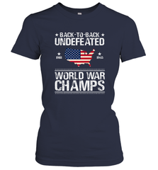 Back To Back Undefeated World War Champs Gift Women's T-Shirt Women's T-Shirt - belovedtshirt