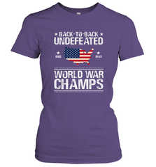 Back To Back Undefeated World War Champs Gift Women's T-Shirt Women's T-Shirt - belovedtshirt