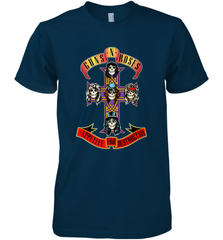 Guns N' Roses Classic Cross Logo Men's Premium T-Shirt Men's Premium T-Shirt - belovedtshirt