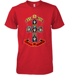 Guns N' Roses Classic Cross Logo Men's Premium T-Shirt Men's Premium T-Shirt - belovedtshirt