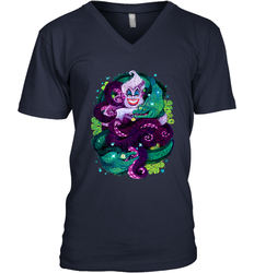 Disney The Little Mermaid Ursula Sea Witch Painting Men's V-Neck