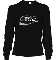 Coca Cola Vintage White Enjoy Logo Long Sleeve T-Shirt Long Sleeve T-Shirt - belovedtshirt