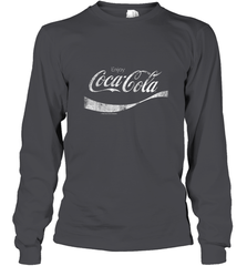 Coca Cola Vintage White Enjoy Logo Long Sleeve T-Shirt Long Sleeve T-Shirt - belovedtshirt