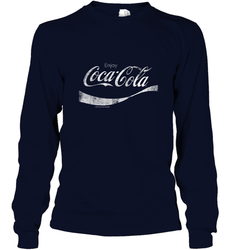 Coca Cola Vintage White Enjoy Logo Long Sleeve T-Shirt