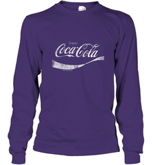 Coca Cola Vintage White Enjoy Logo Long Sleeve T-Shirt Long Sleeve T-Shirt - belovedtshirt