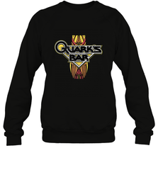 Star Trek DS9 Quark's Bar Vintage Logo Crewneck Sweatshirt Crewneck Sweatshirt - belovedtshirt