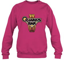 Star Trek DS9 Quark's Bar Vintage Logo Crewneck Sweatshirt Crewneck Sweatshirt - belovedtshirt