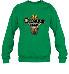 Star Trek DS9 Quark's Bar Vintage Logo Crewneck Sweatshirt Crewneck Sweatshirt - belovedtshirt