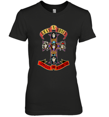 Guns N' Roses Classic Cross Logo Women's Premium T-Shirt Women's Premium T-Shirt - belovedtshirt