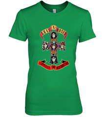 Guns N' Roses Classic Cross Logo Women's Premium T-Shirt Women's Premium T-Shirt - belovedtshirt
