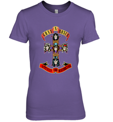 Guns N' Roses Classic Cross Logo Women's Premium T-Shirt Women's Premium T-Shirt - belovedtshirt