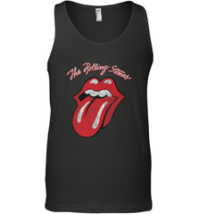 Mens The Rolling Stones Script Tongue Logo Men's Tank Top Men's Tank Top - belovedtshirt