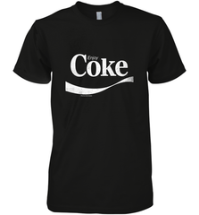 Coca Cola Vintage Enjoy Coke White Logo Men's Premium T-Shirt Men's Premium T-Shirt - belovedtshirt