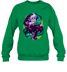 Disney The Little Mermaid Ursula Sea Witch Painting Crewneck Sweatshirt Crewneck Sweatshirt - belovedtshirt