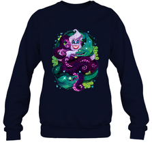 Disney The Little Mermaid Ursula Sea Witch Painting Crewneck Sweatshirt Crewneck Sweatshirt - belovedtshirt