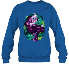 Disney The Little Mermaid Ursula Sea Witch Painting Crewneck Sweatshirt Crewneck Sweatshirt - belovedtshirt
