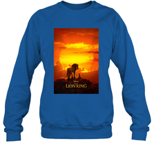 Disney The Lion King Live Action Movie Poster Crewneck Sweatshirt Crewneck Sweatshirt - belovedtshirt