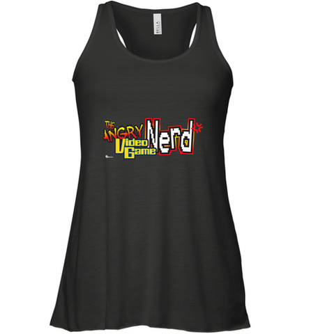 Cinemassacre Angry Video Game Nerd Logo Women's Racerback Tank Women's Racerback Tank / Black / XS Women's Racerback Tank - belovedtshirt