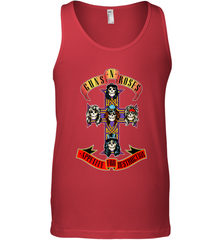 Guns N' Roses Classic Cross Logo Men's Tank Top Men's Tank Top - belovedtshirt