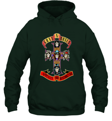 Guns N' Roses Classic Cross Logo Hooded Sweatshirt Hooded Sweatshirt - belovedtshirt