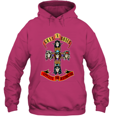 Guns N' Roses Classic Cross Logo Hooded Sweatshirt Hooded Sweatshirt - belovedtshirt