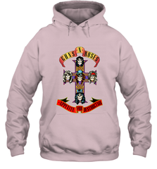 Guns N' Roses Classic Cross Logo Hooded Sweatshirt Hooded Sweatshirt - belovedtshirt