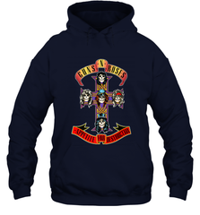 Guns N' Roses Classic Cross Logo Hooded Sweatshirt Hooded Sweatshirt - belovedtshirt