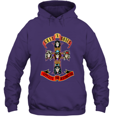 Guns N' Roses Classic Cross Logo Hooded Sweatshirt Hooded Sweatshirt - belovedtshirt