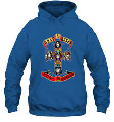 Guns N' Roses Classic Cross Logo Hooded Sweatshirt Hooded Sweatshirt - belovedtshirt