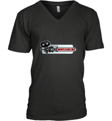 Cinemassacre Modern Chainsaw Logo Men's V-Neck Men's V-Neck - belovedtshirt