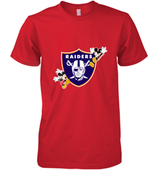 Nfl Oakland Raiders Champion Mickey Mouse Men's Premium T-Shirt Men's Premium T-Shirt - belovedtshirt