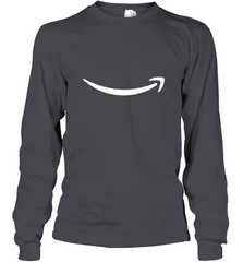Smile Shirt  White Logo Long Sleeve T-Shirt Long Sleeve T-Shirt - belovedtshirt