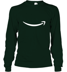 Smile Shirt  White Logo Long Sleeve T-Shirt Long Sleeve T-Shirt - belovedtshirt