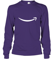 Smile Shirt  White Logo Long Sleeve T-Shirt Long Sleeve T-Shirt - belovedtshirt