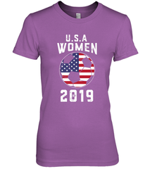 USA United States Women 2019 Soccer US Futbol Women's Premium T-Shirt Women's Premium T-Shirt - belovedtshirt